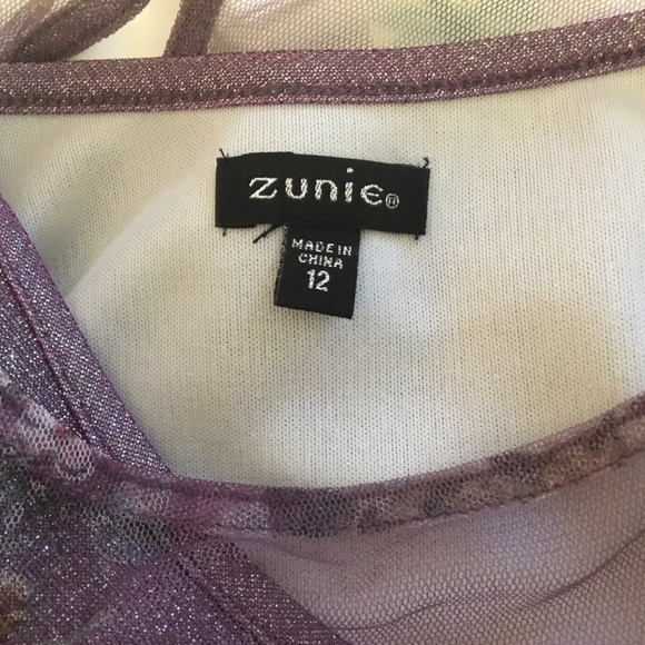 Zunie Girls Fit and Flare Floral Dress - Picture 3 of 4